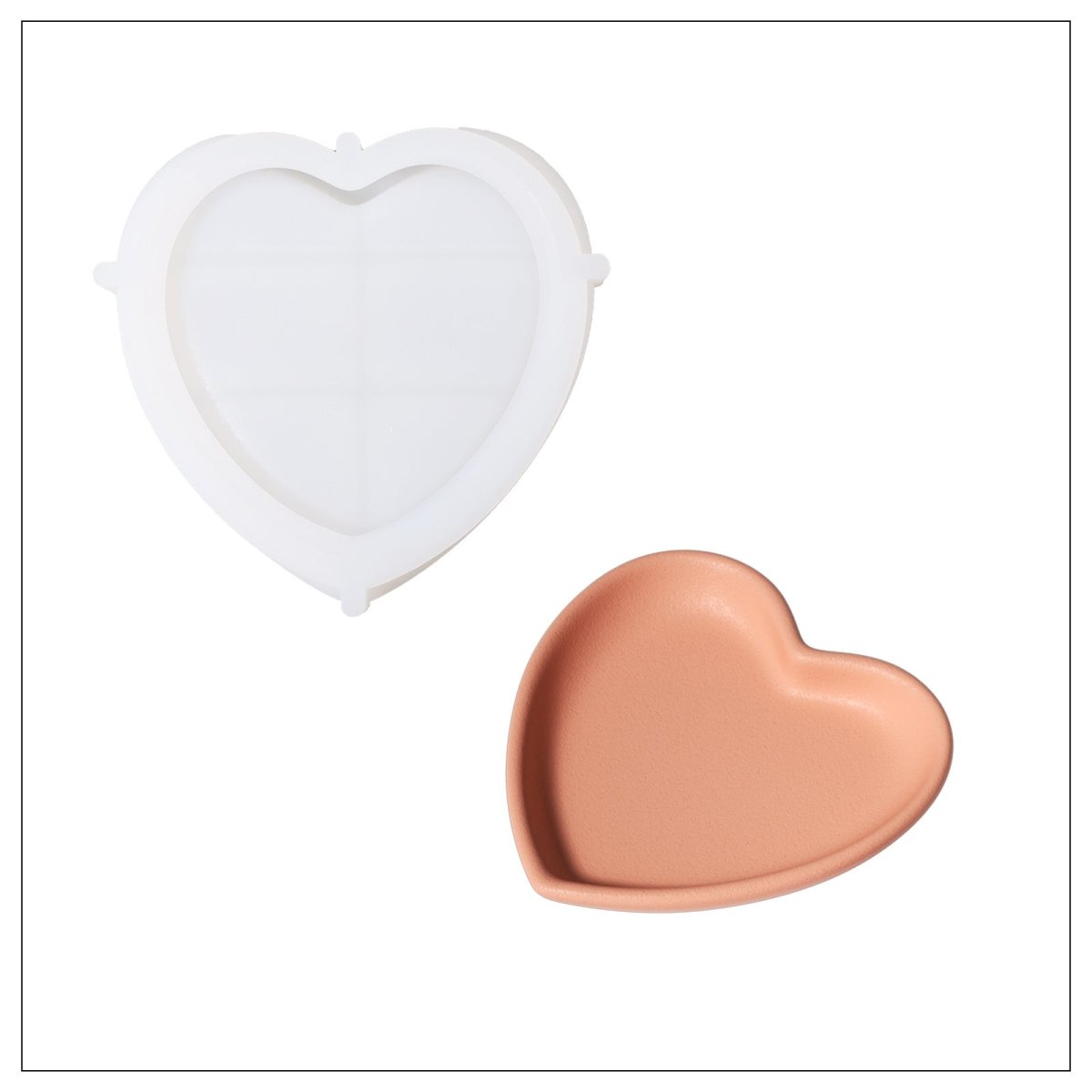 Classic Heart Tray Silicone MoldTray MoldSH1147