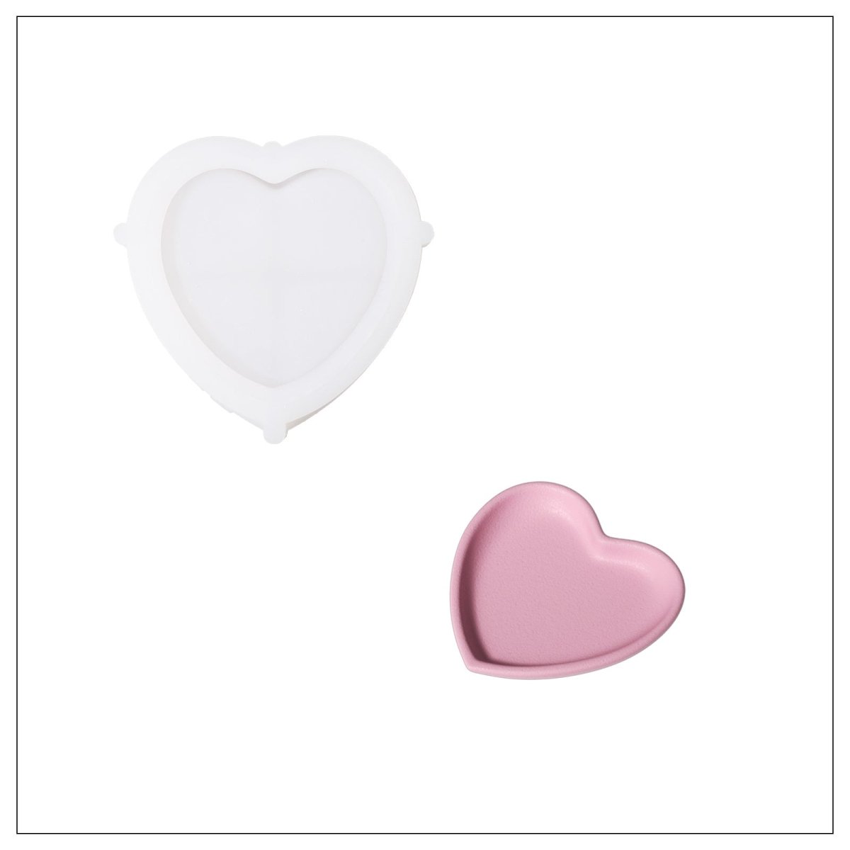 Classic Heart Tray Silicone MoldTray MoldSH1148