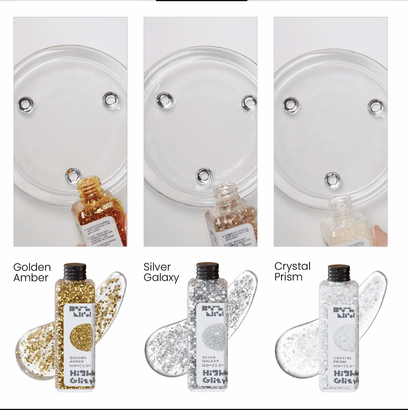 Copos de Purpurina de Alto Brillo Colección Primavera