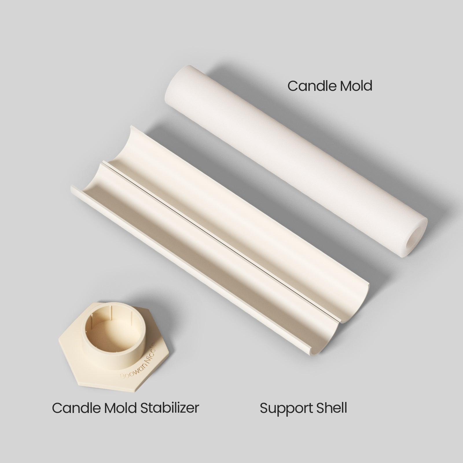 Honeycomb Glow Taper Candle Silicone Mold