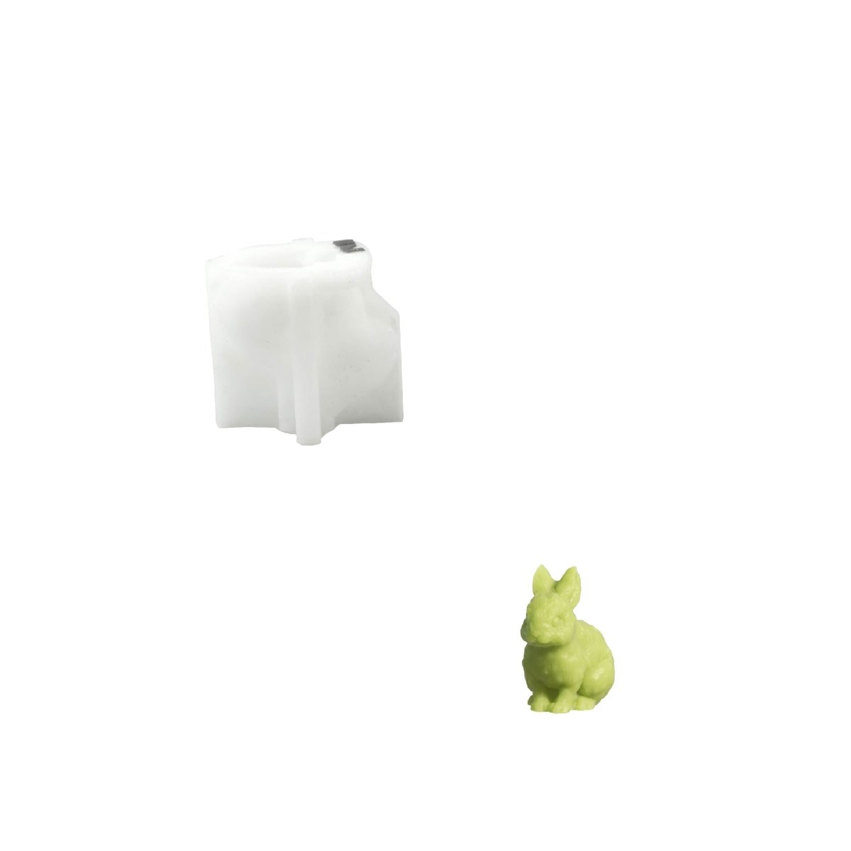 Hoppy Bunny’s Little World Container Candle Silicone Mold Collection3D Candle MoldLZ1031