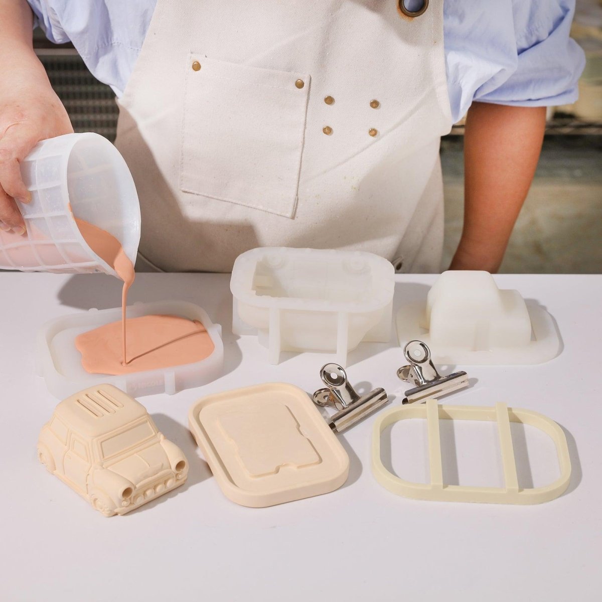 Gently Used Retro Ride Silicone Mold CollectionGently Used MoldLZ0614-Used