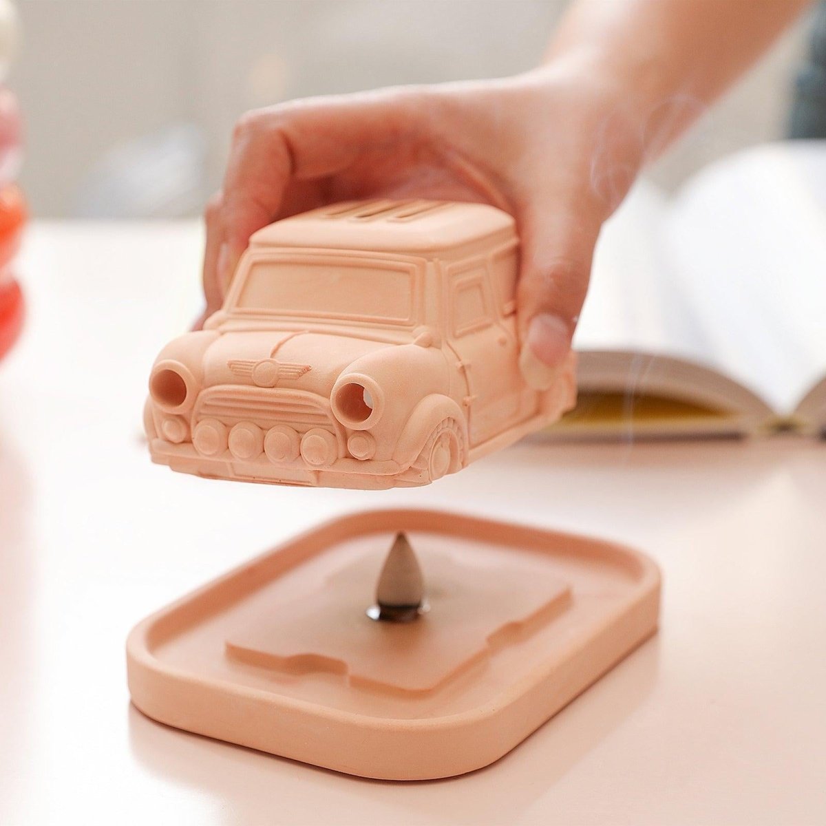 Retro - styled Car - Shaped Incense Burner Silicone MoldIncense Holder MoldSH1064+SH1064-1+SH1064-2+（A0314*12）