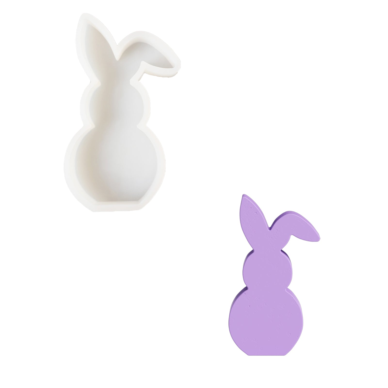 Набор силиконовых форм для свечей "Пасхальный кролик"