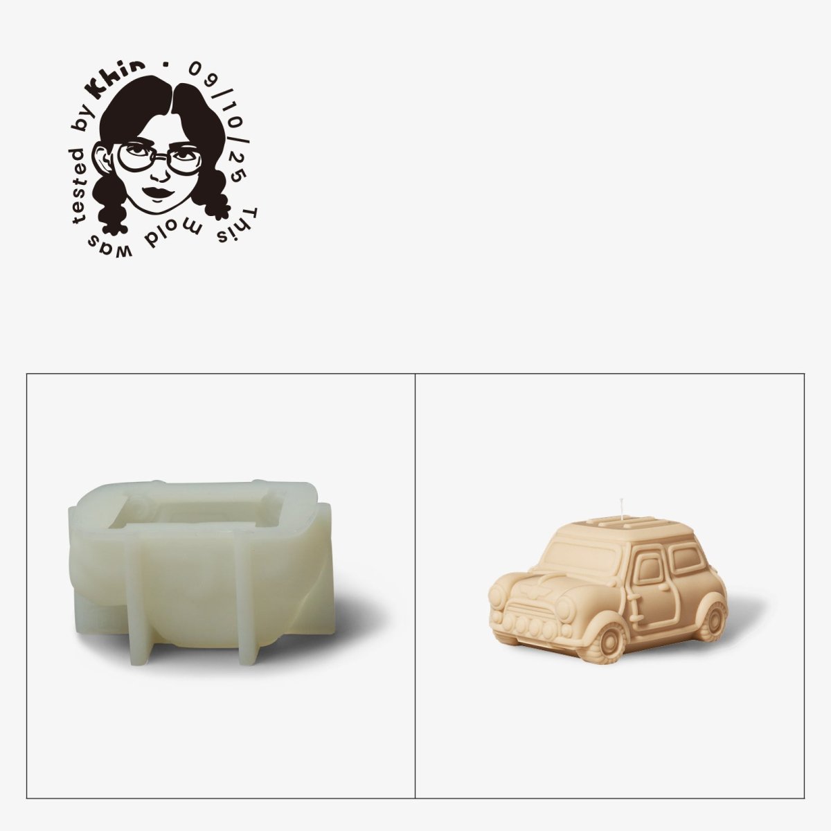 Gently Used Retro Ride Silicone Mold CollectionGently Used MoldLZ0643-Used