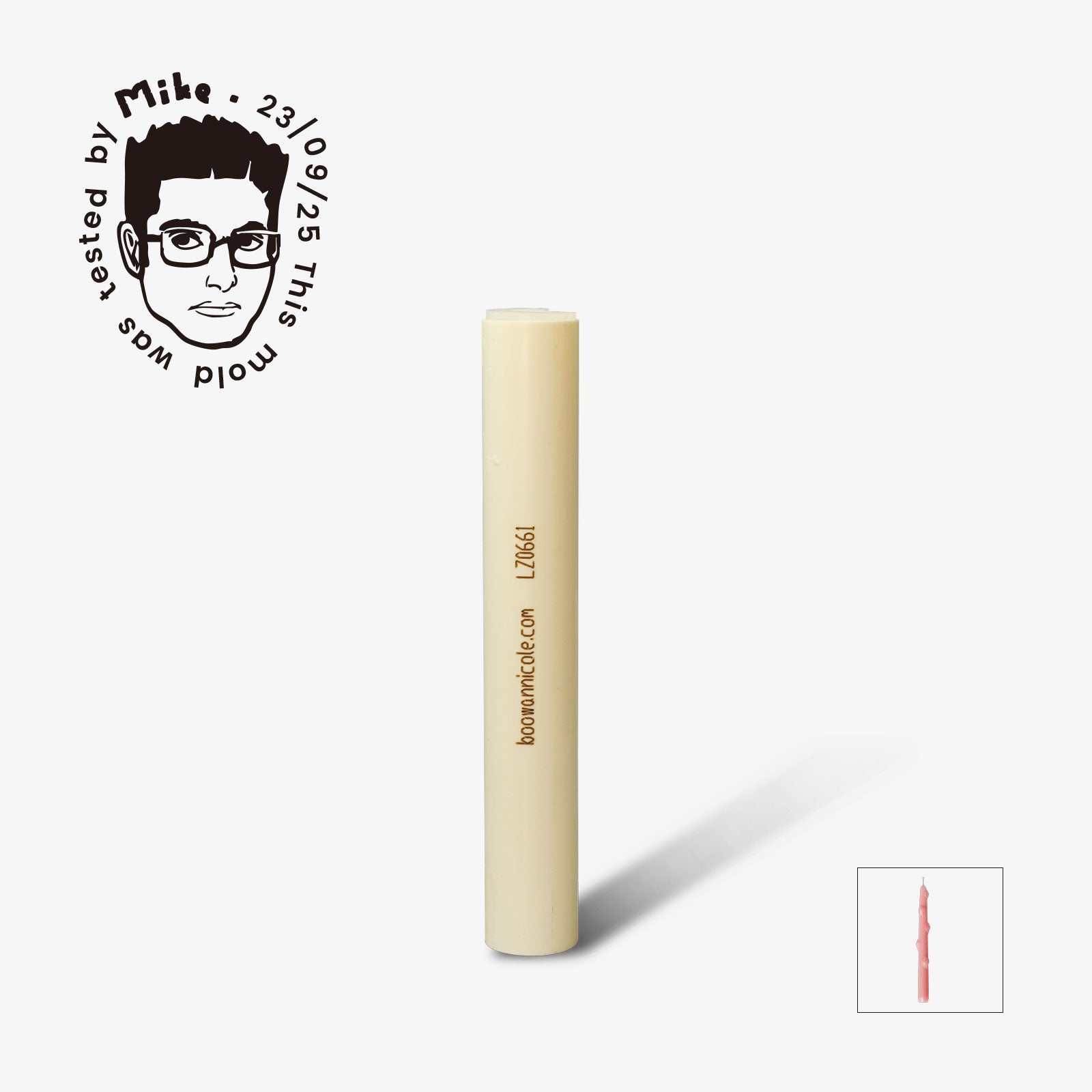 Collection de moules en silicone pour bougies coniques de la série Marine