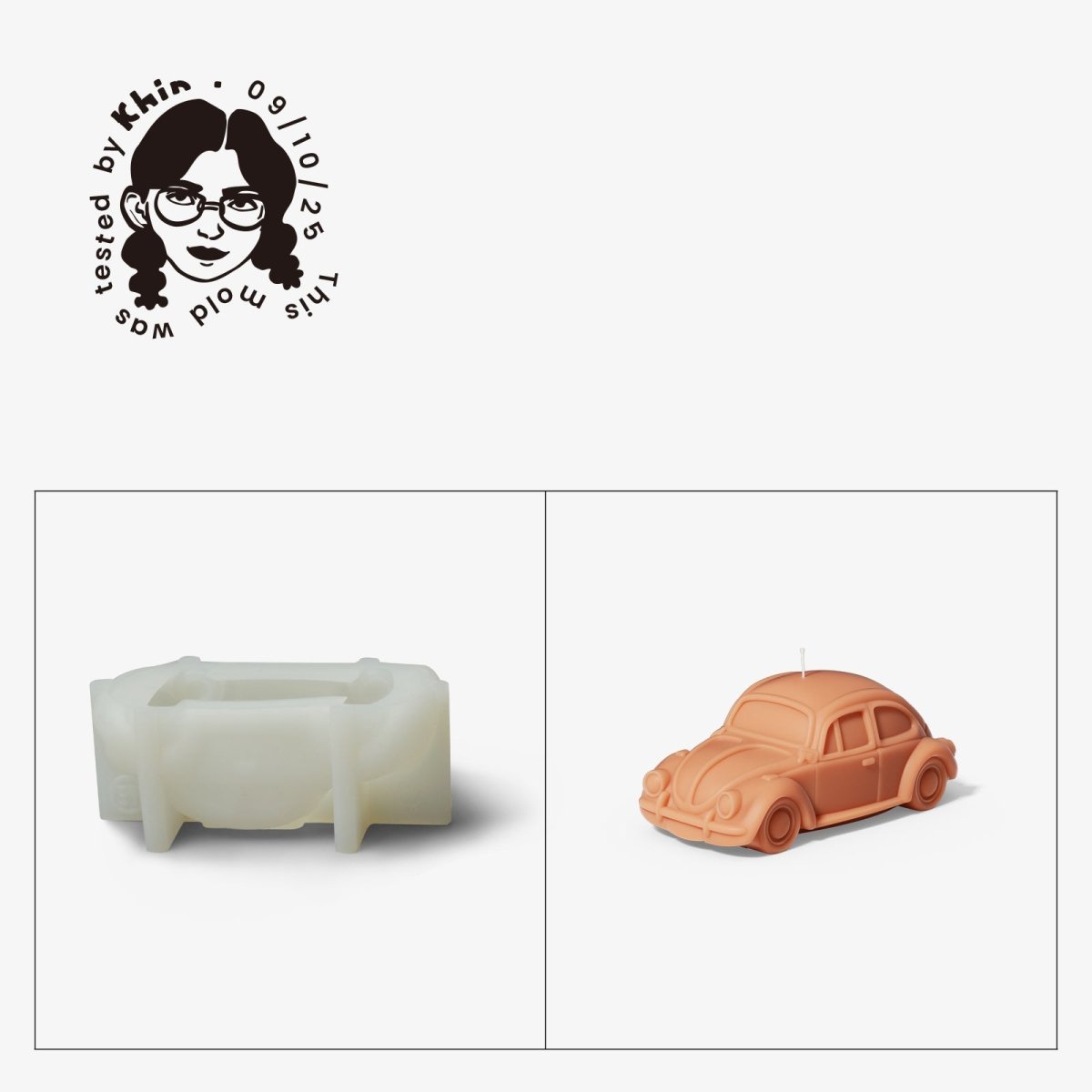 Gently Used Retro Ride Silicone Mold CollectionGently Used MoldLZ0664-Used