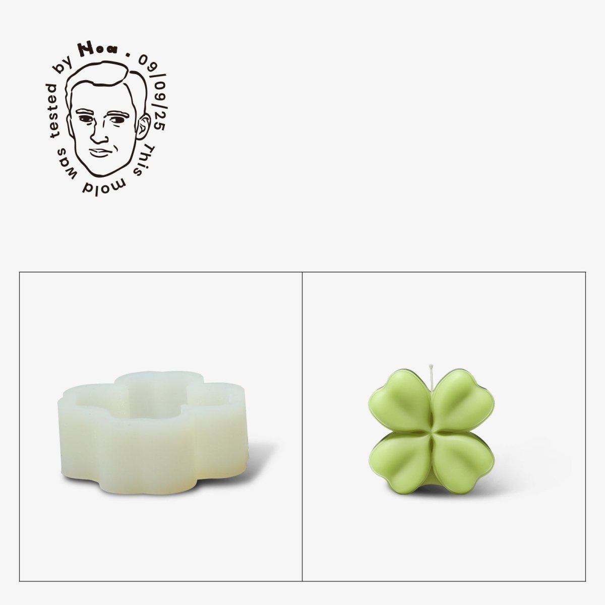 Gently Used Eternal Bloom Candle Silicone Mold Collection3D Candle MoldLZ0695-Used