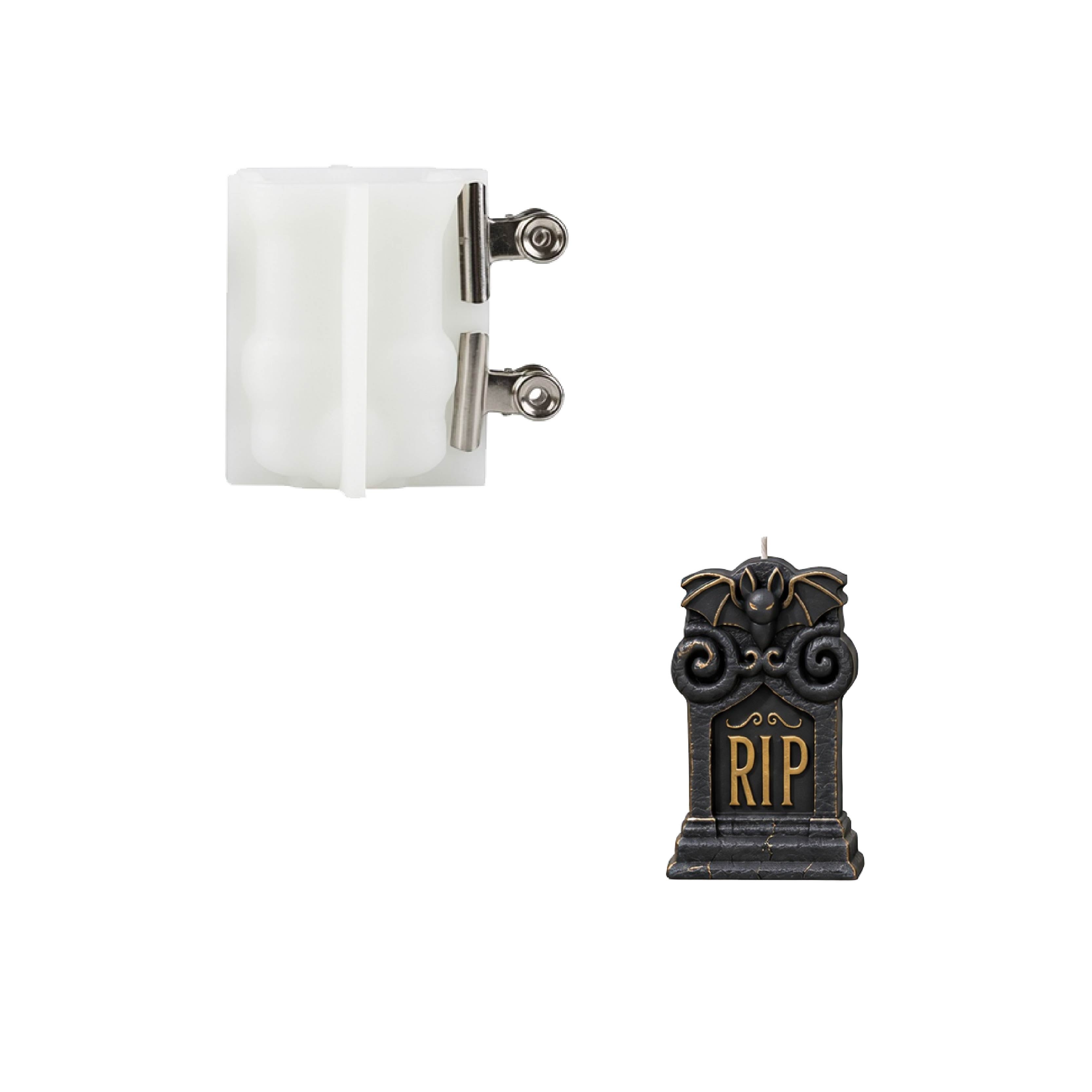 Midnight Tombstone Candle Silicone Mold Collection