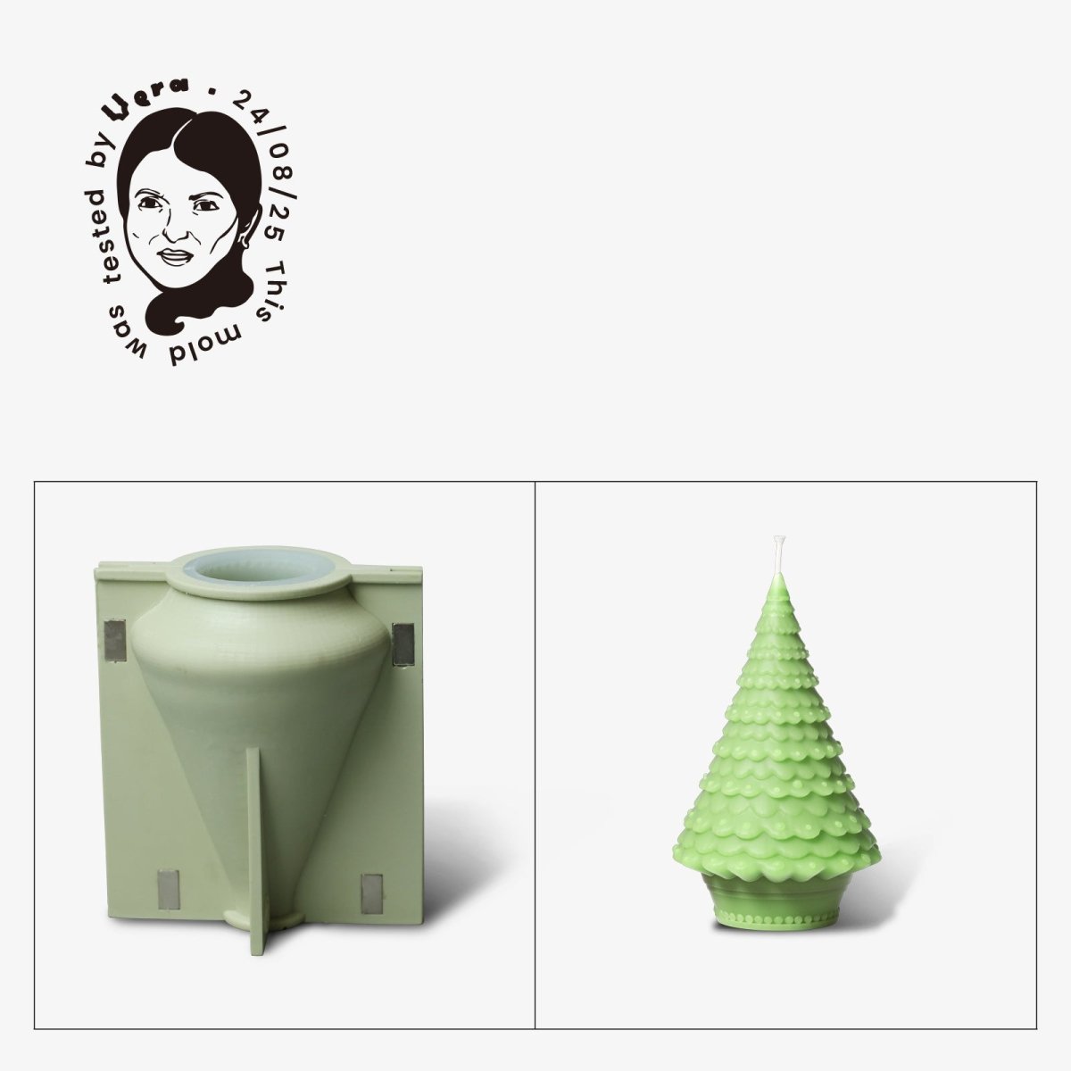 Winter Whimsy – Gently Used Christmas Tree Silicone Mold CollectionGently Used MoldLZ0758-Used