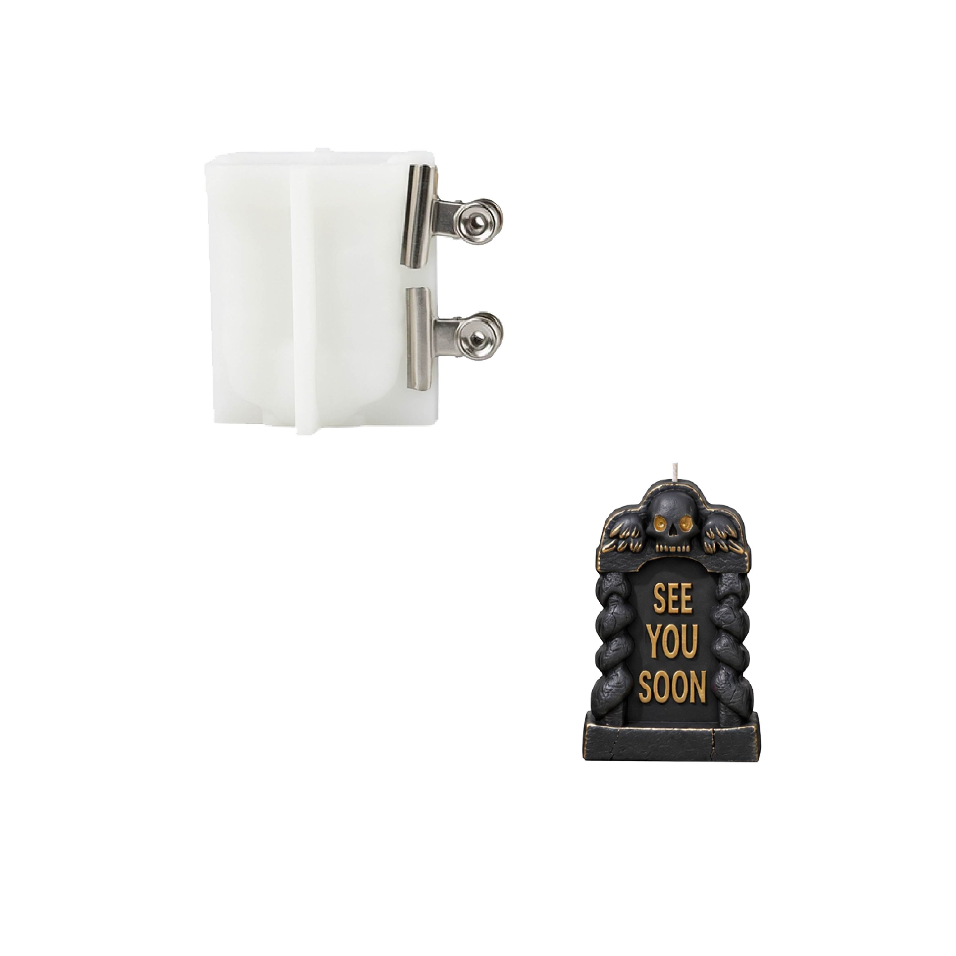 Midnight Tombstone Candle Silicone Mold Collection