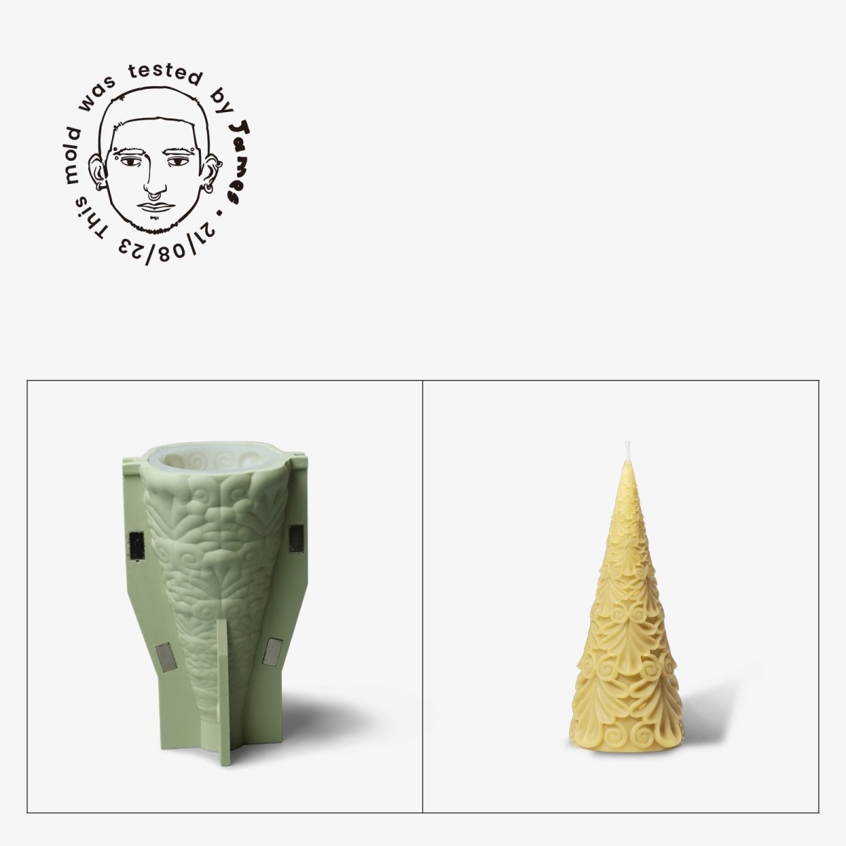 Winter Whimsy – Gently Used Christmas Tree Silicone Mold CollectionGently Used MoldLZ0761 - Used