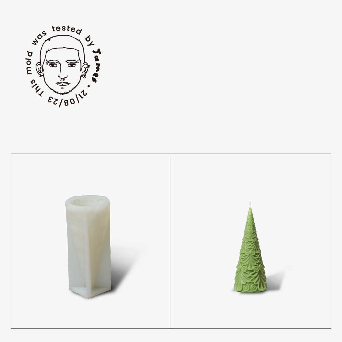 Winter Whimsy – Gently Used Christmas Tree Silicone Mold CollectionGently Used MoldLZ0762 - Used