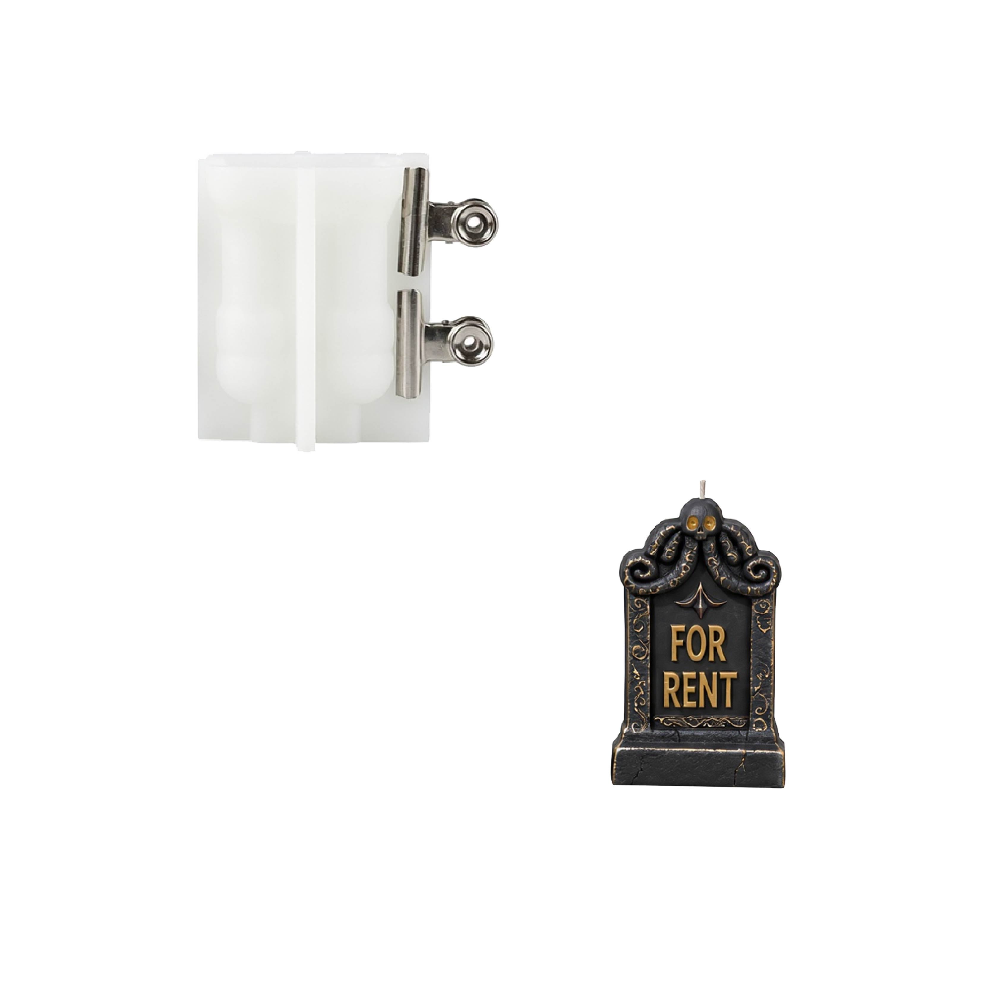 Midnight Tombstone Candle Silicone Mold Collection