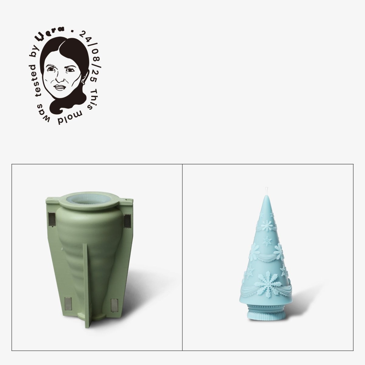 Winter Whimsy – Gently Used Christmas Tree Silicone Mold CollectionGently Used MoldLZ0776 - Used