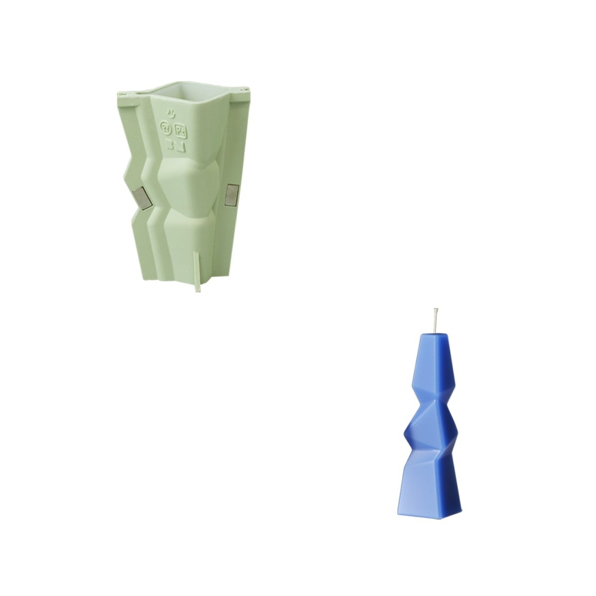 Maria Nuvem × Boowan Nicole | Dobraduras Series Candle Silicone Mold Collection3D Candle MoldLZ0912