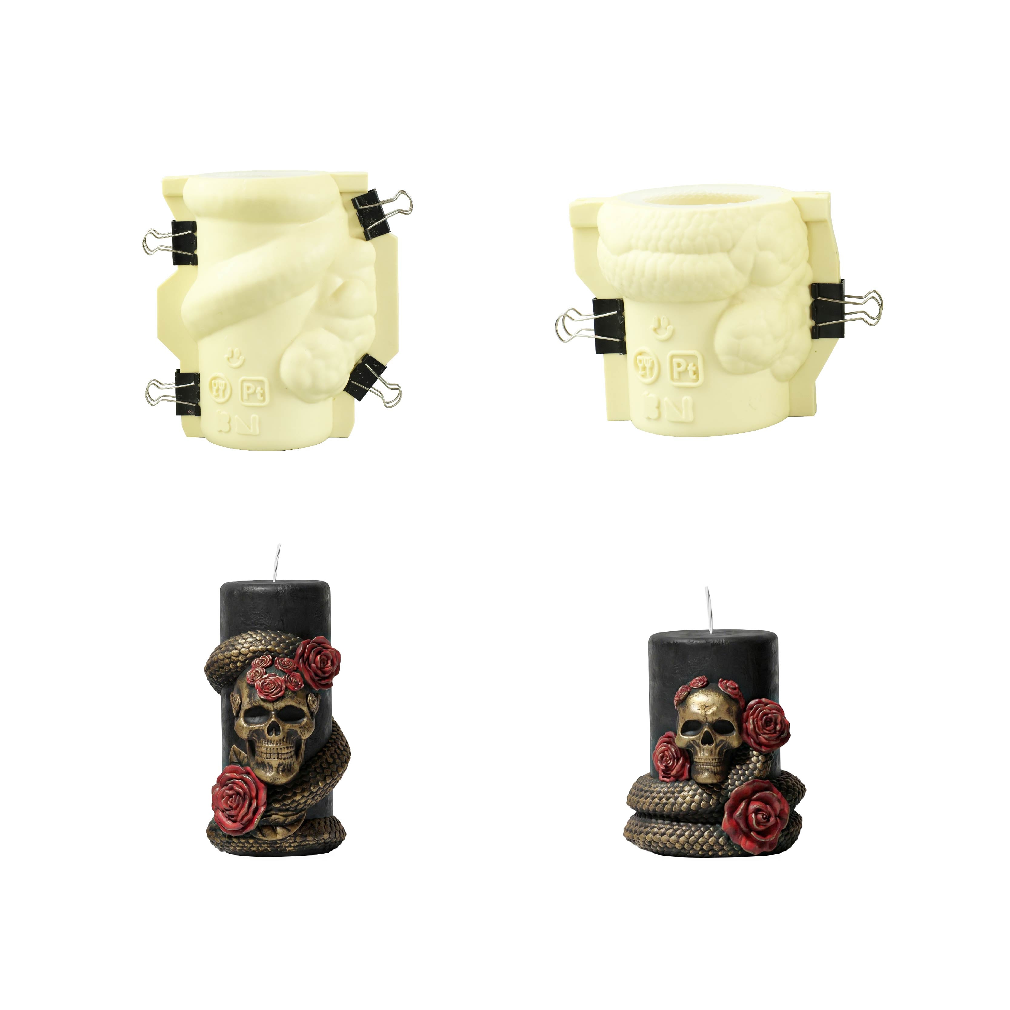 Venom & Roses Candle Silicone Mold Collection