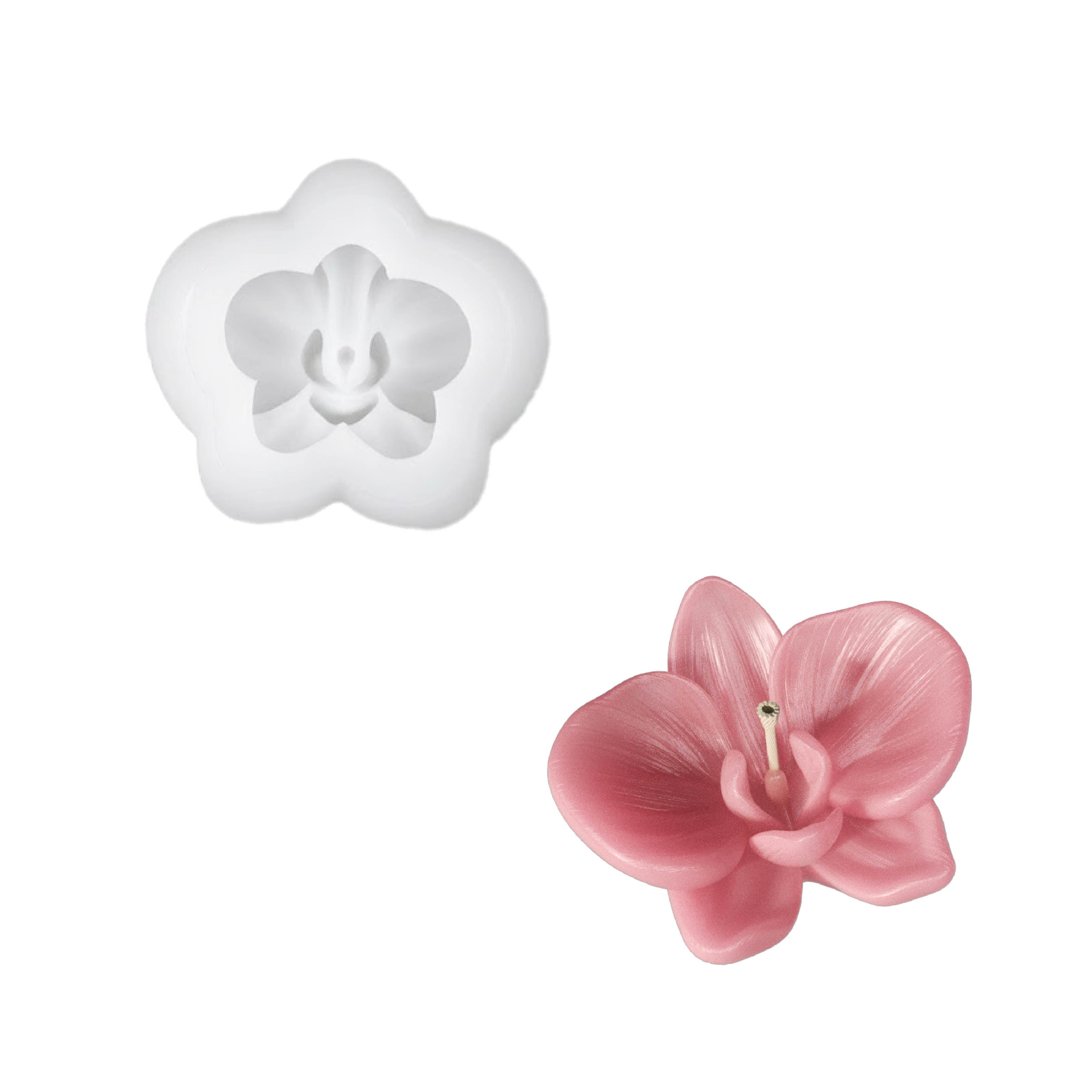Dreamy Orchid Candle Silicone Mold