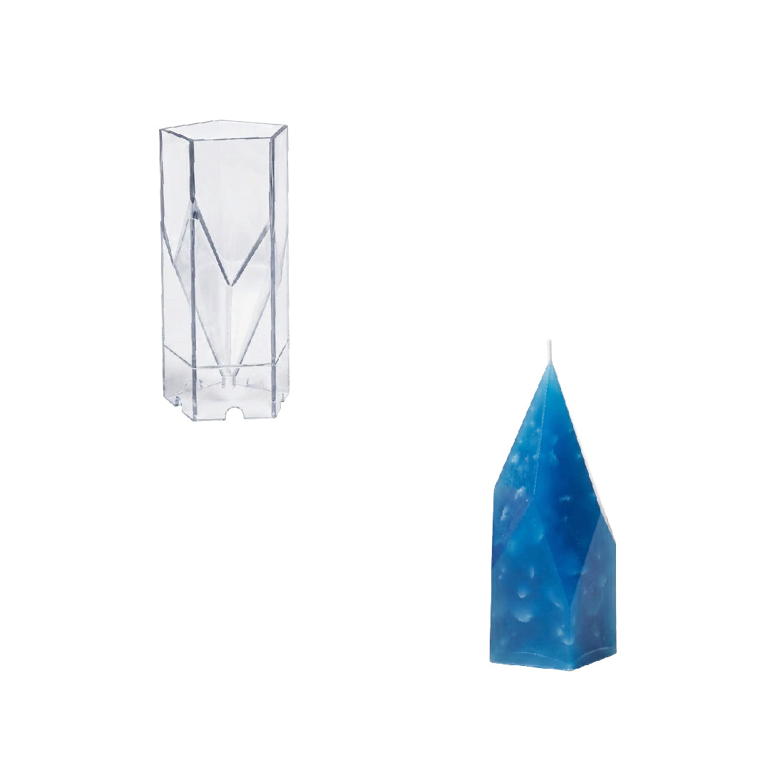 Coleção de Moldes Acrílicos para Velas em Forma de Cristal
