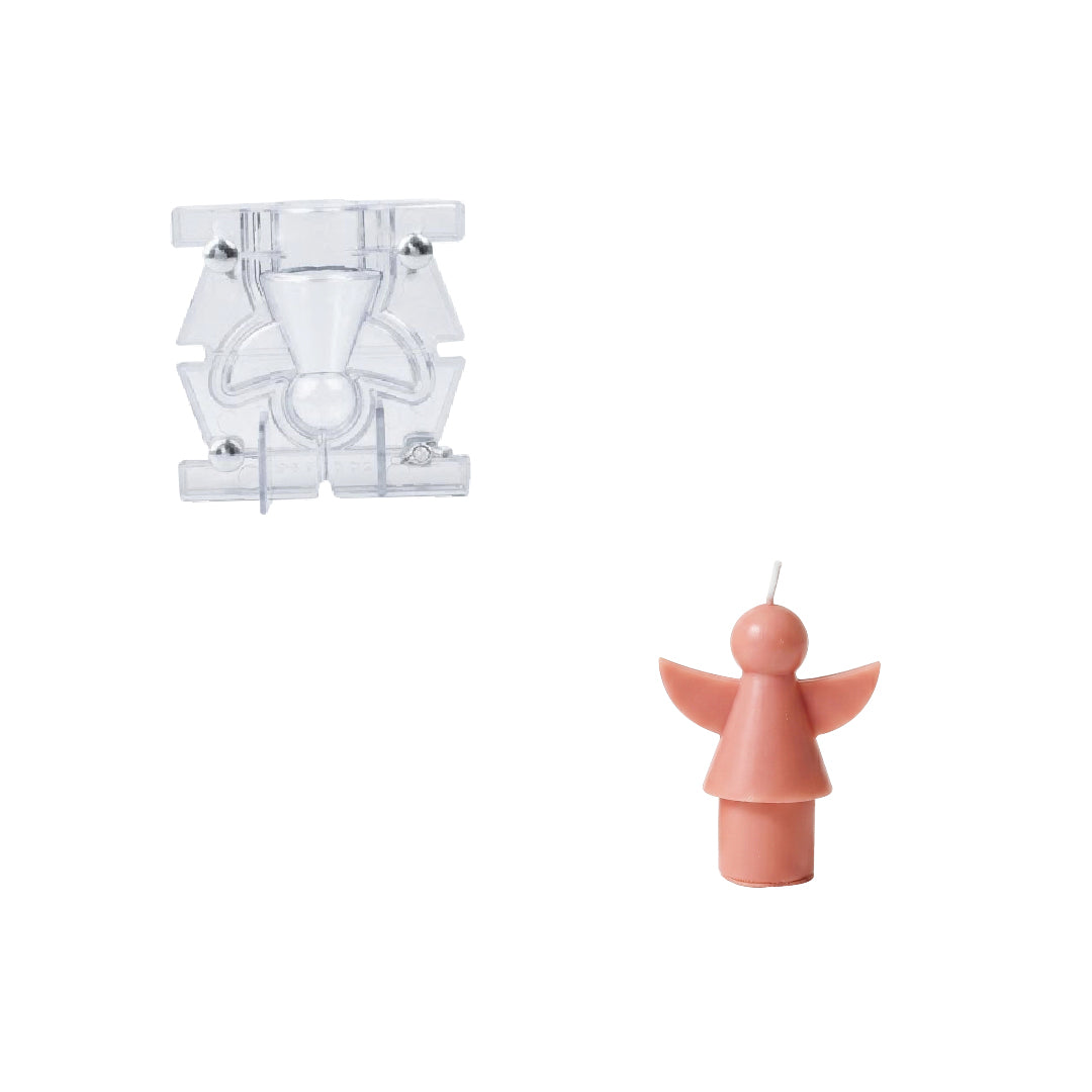 Coleção de Moldes Acrílicos para Velas Anjo Fofo