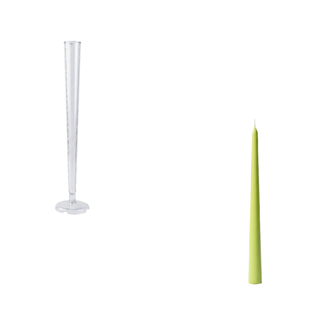 Smooth Taper Acrylic Candle Mold