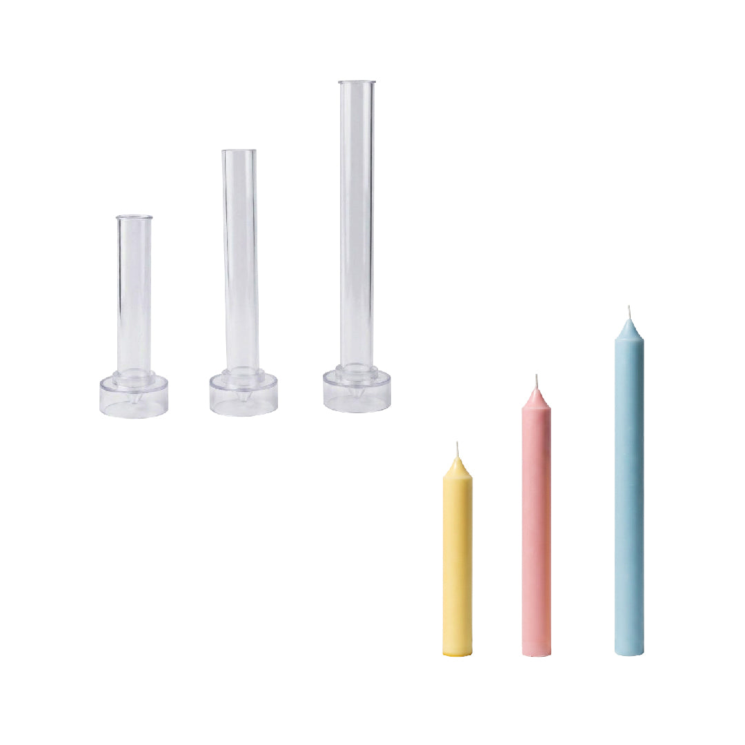Pointed Taper Acrylic Candle Mold Collection