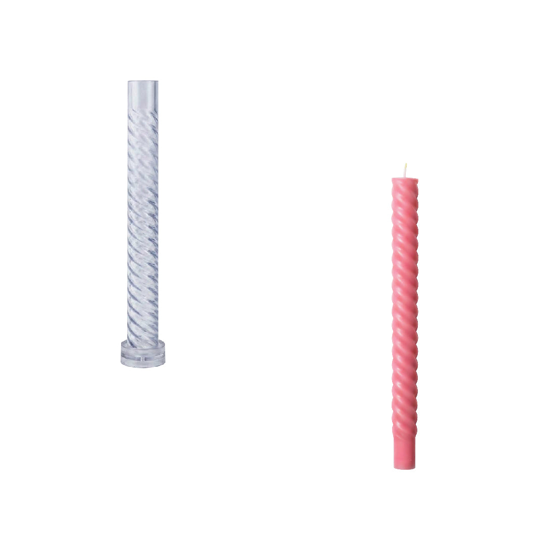 Twist Taper Acrylic Candle Mold