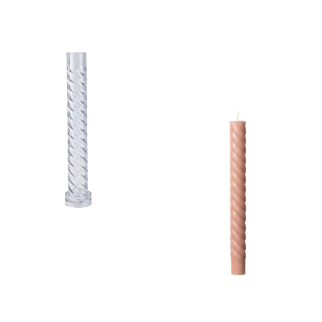 Twist Taper Acrylic Candle Mold