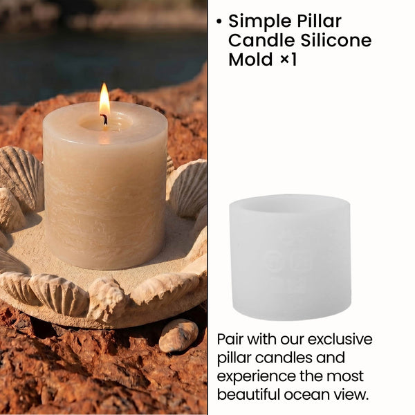 Simple Pillar Candle Silicone Mold