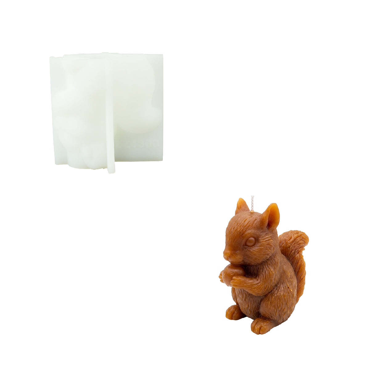 Studio82 x Boowan Nicole | Acorn Hug Squirrel Candle Silicone Mold