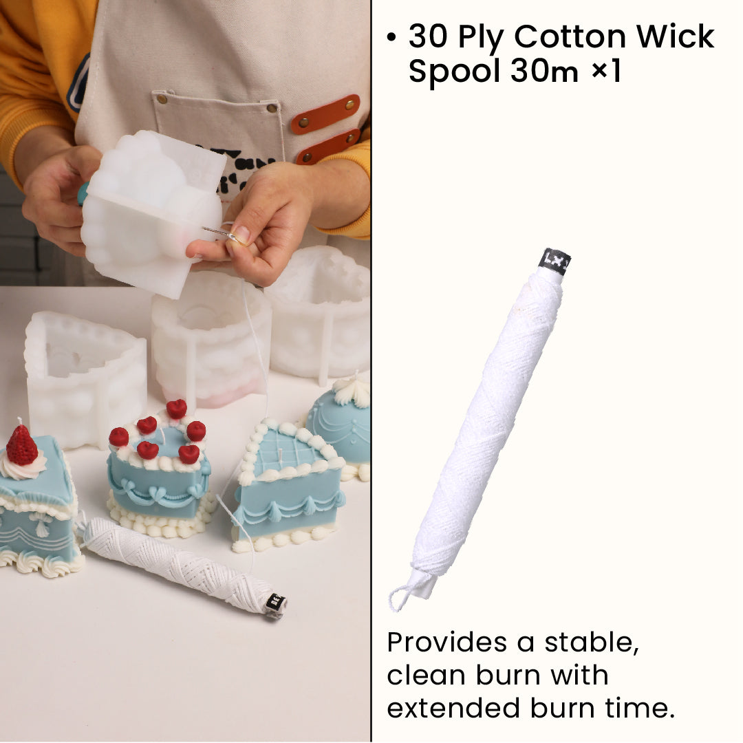 30 Ply Cotton Wick – 30m Spool