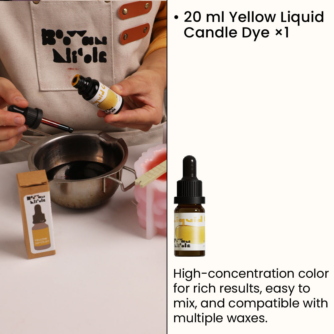 Liquid Candle Dye – Yellow (20ml)