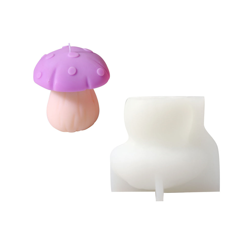 Toadstool Tales Mushroom Candle Silicone Mold