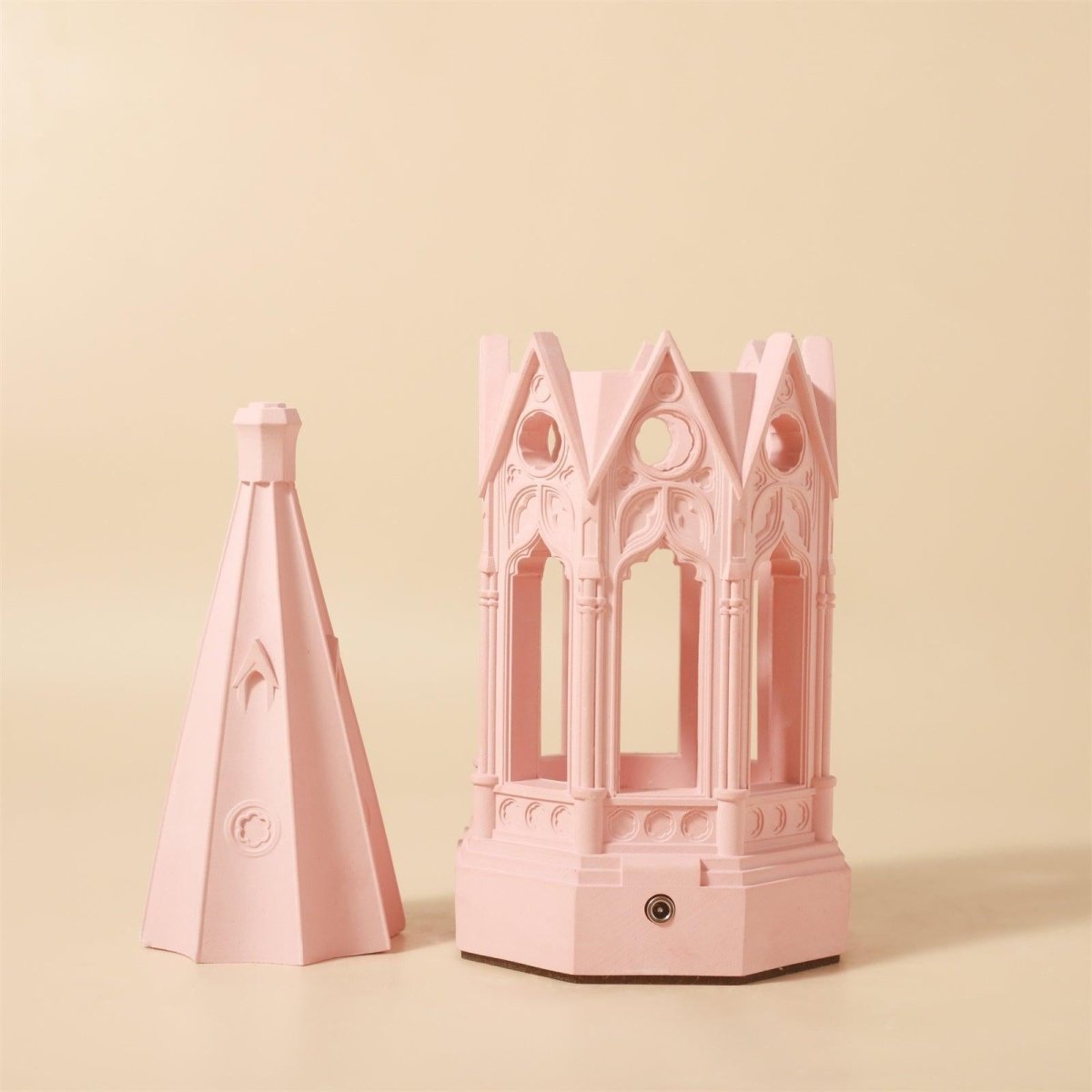 Gothic Revival Architecture Dimmable Rechargeable Table Lamp Silicone Mold and AccessoriesLamp MoldSH1091-1-2