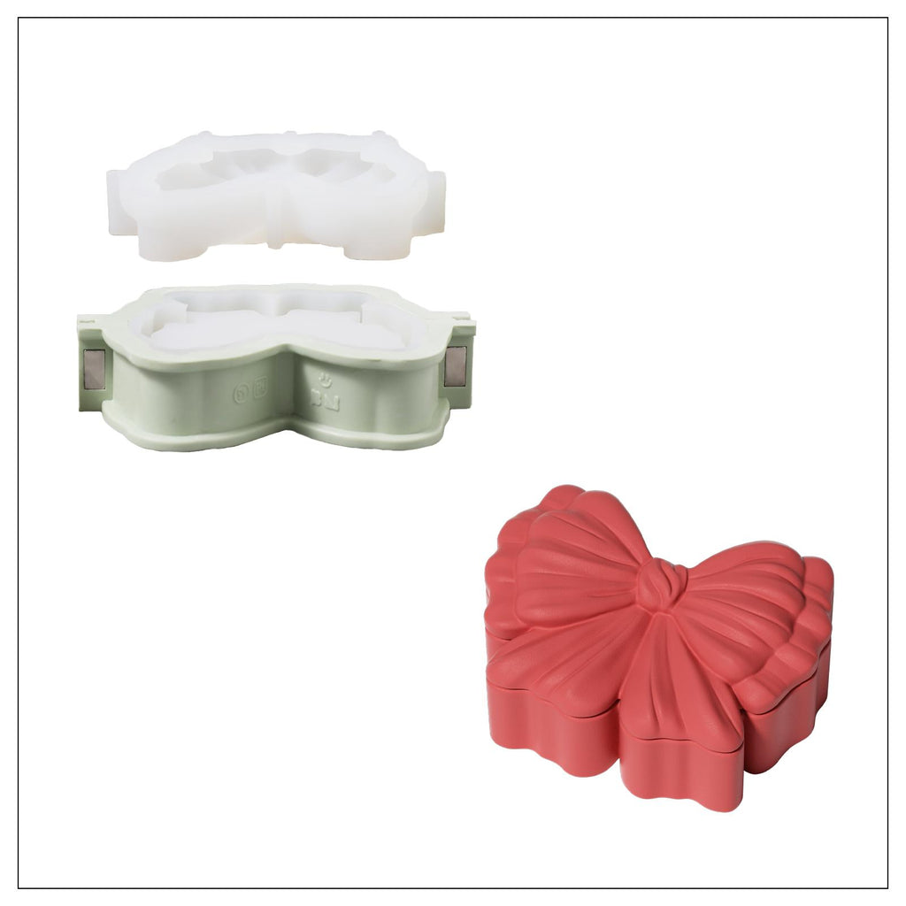 Get the large bow storage box silicone mold - Boowan Nicole