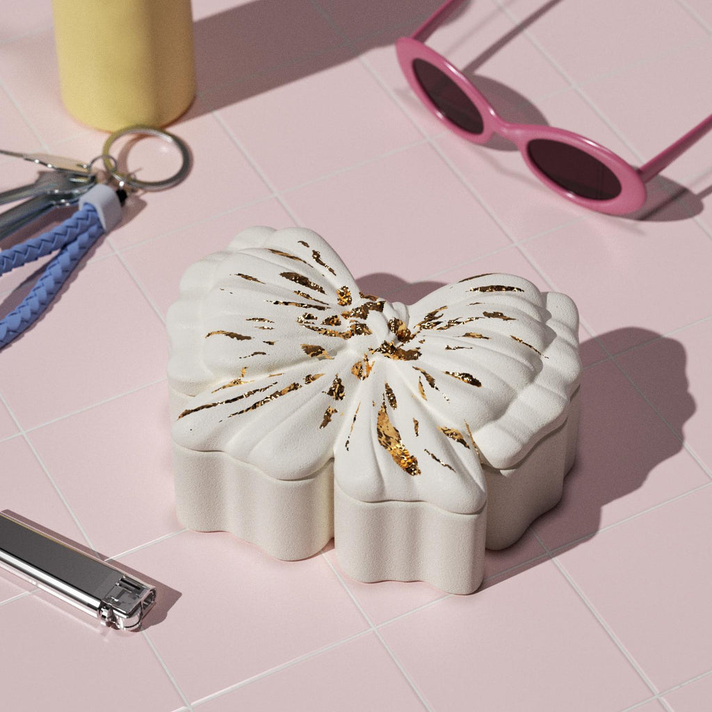 Elegant bow-shaped jar, a perfect choice for refined home decor- Boowan Nicole