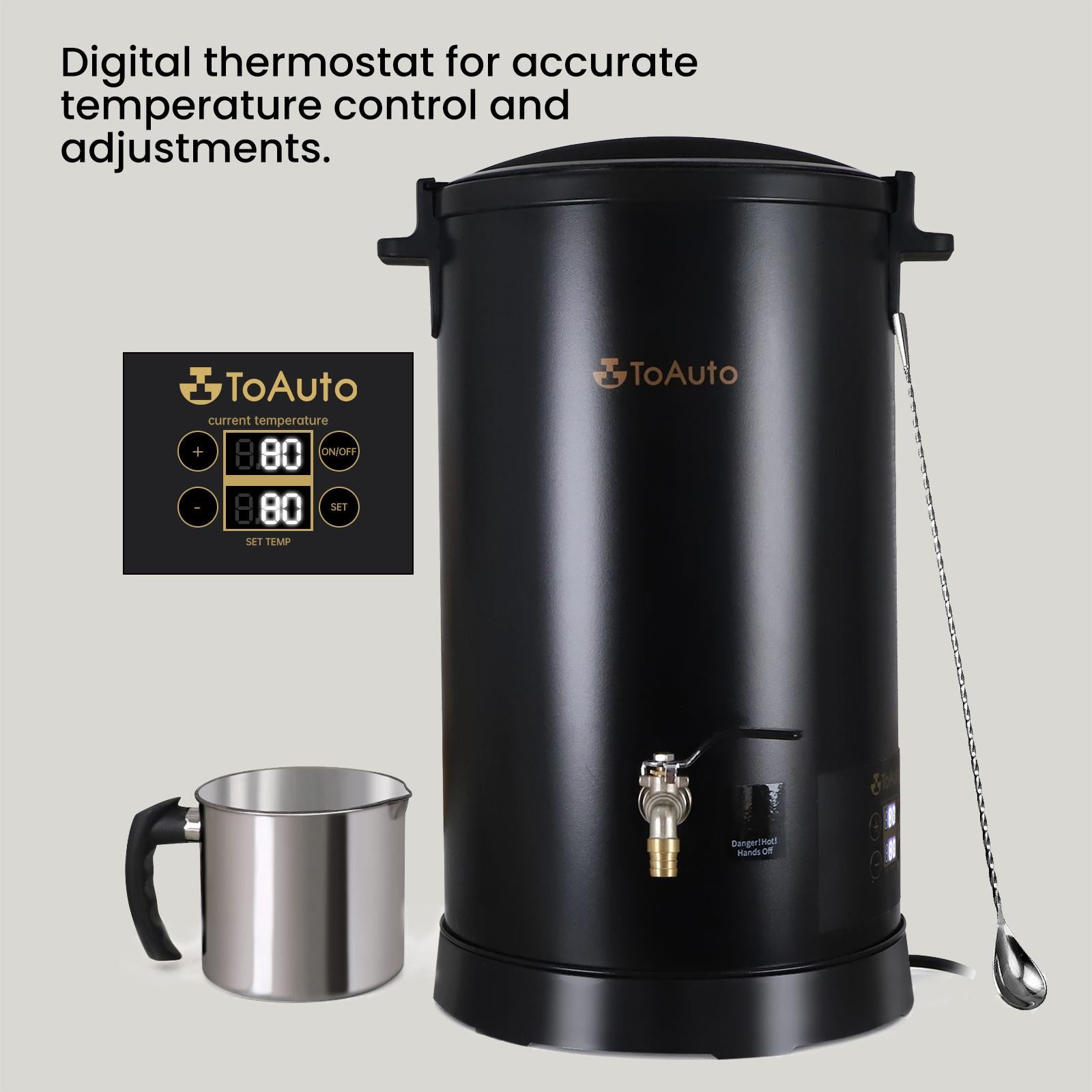 10L 大型ワックスメルター＆シリンダーキャンドルコーティングセット