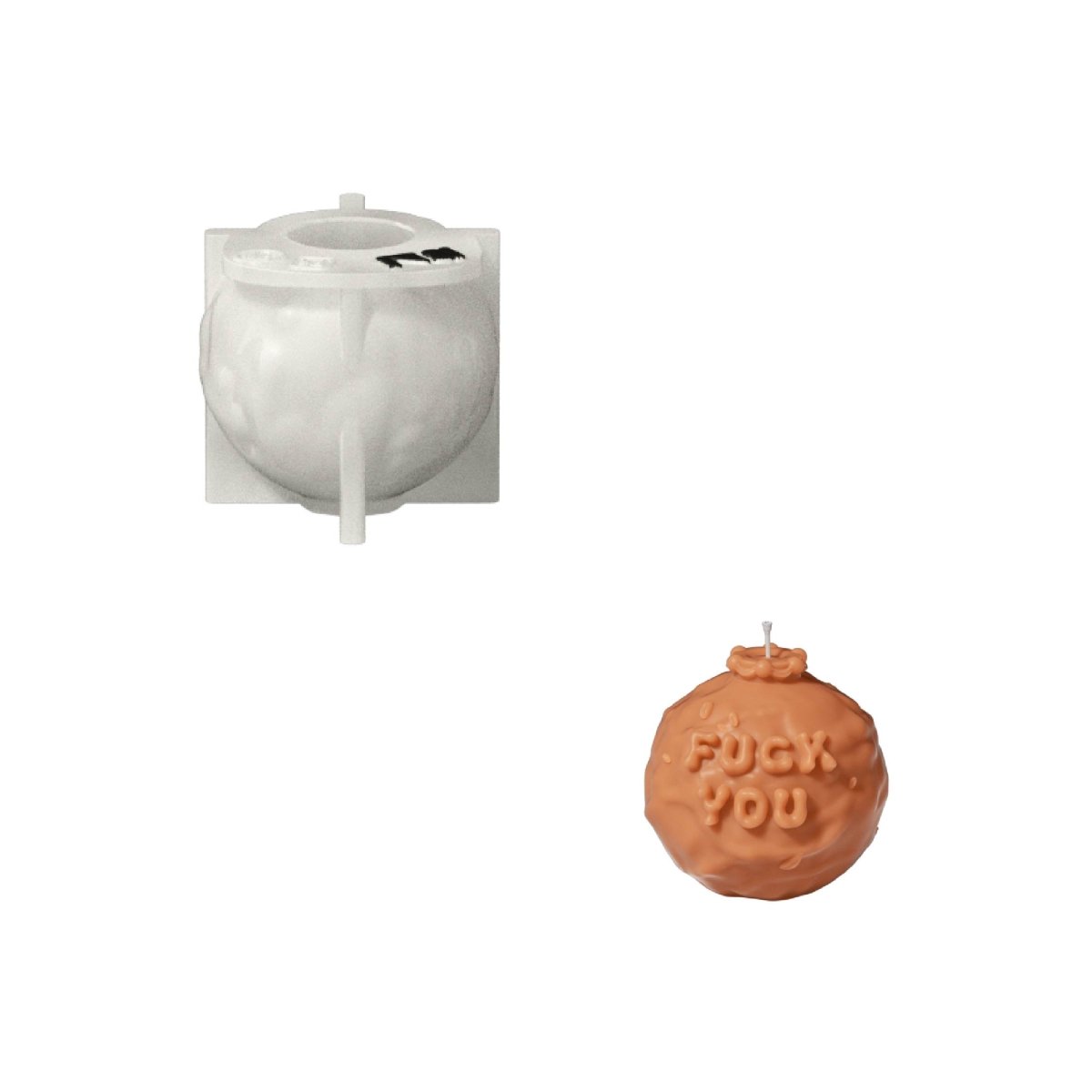 Large Boomy Love Candle Silicone Mold Collection3D Candle MoldLZ1043