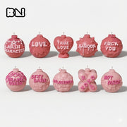 Large Boomy Love Candle Silicone Mold Collection featuring 10 unique pink pop-art candles with sassy quotes - Boowan Nicole