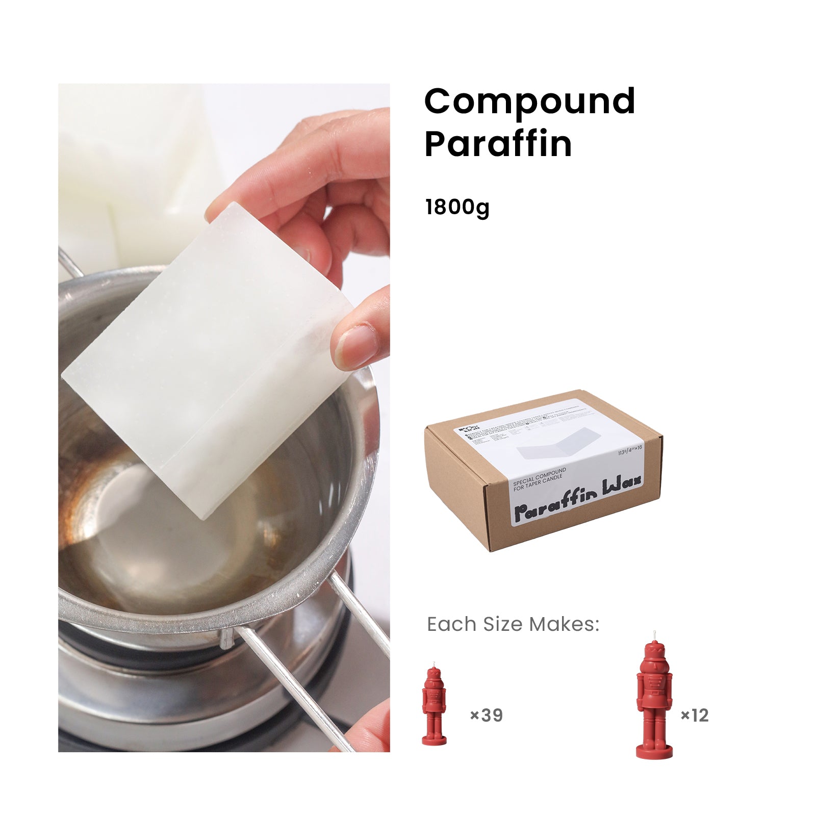 Buy 1800g Compound Paraffin - Boowan Nicole