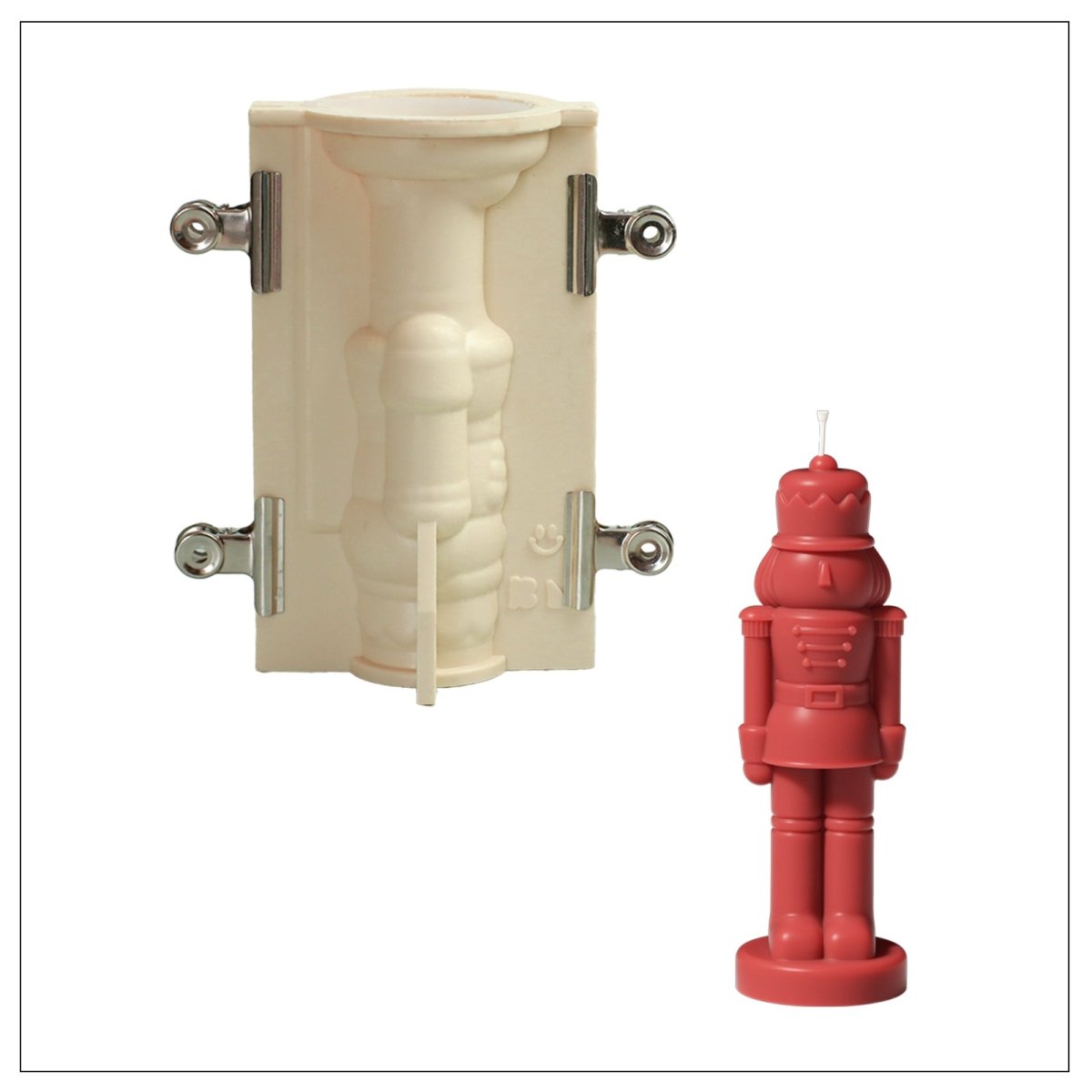Buy Large Nutcracker Candle Silicone Mold - Boowan Nicole
