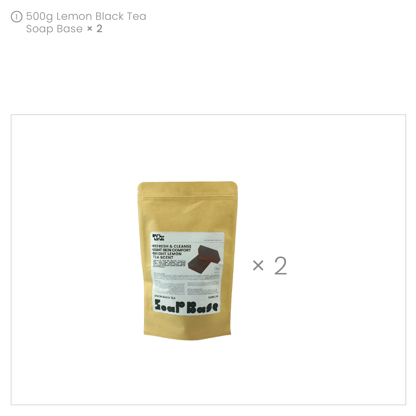 Lemon Black Tea Soap Base