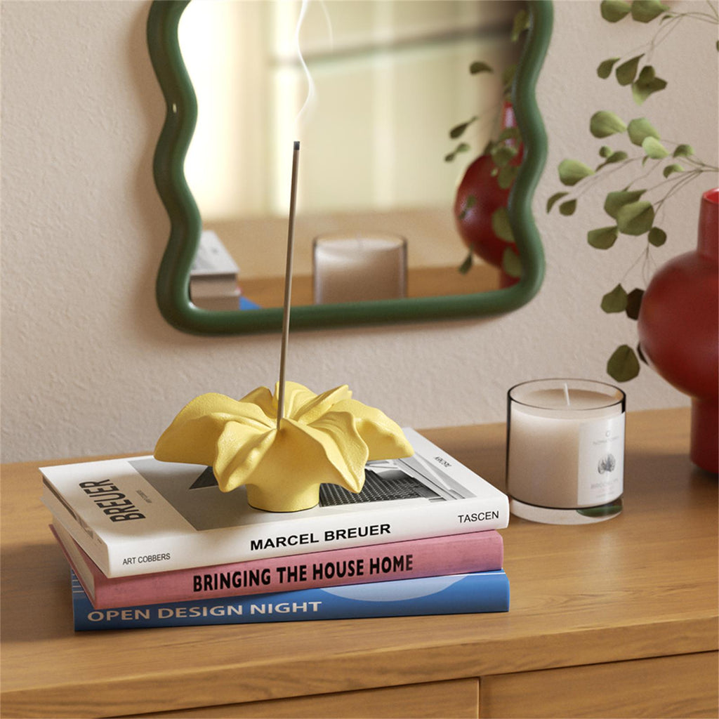 LIly-inspired incense holder adds an elegant touch to your space-Boowan Nicole