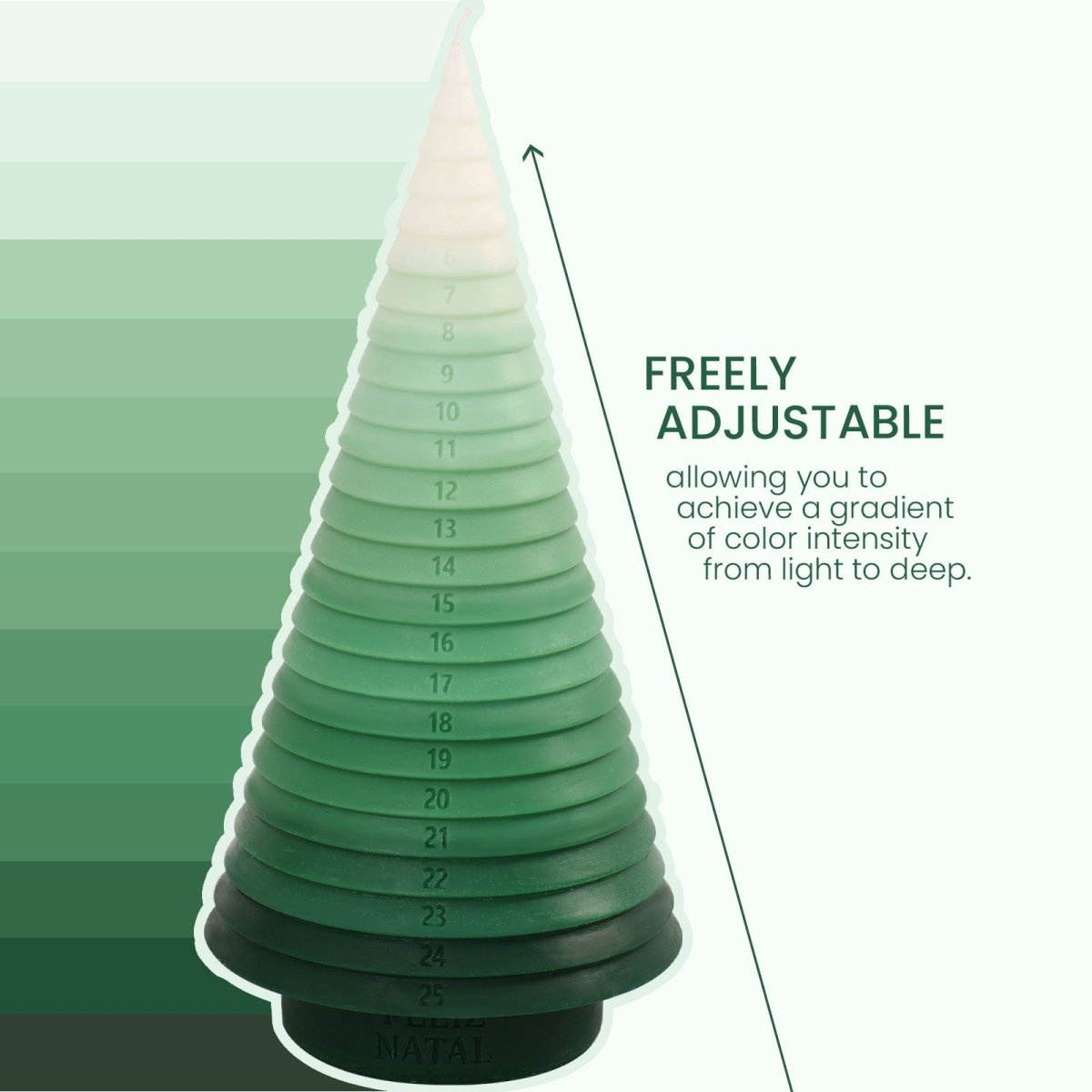 Freely adjustable allowing you to achieve a gradient of color intensity from light to deep - Boowan Nicole