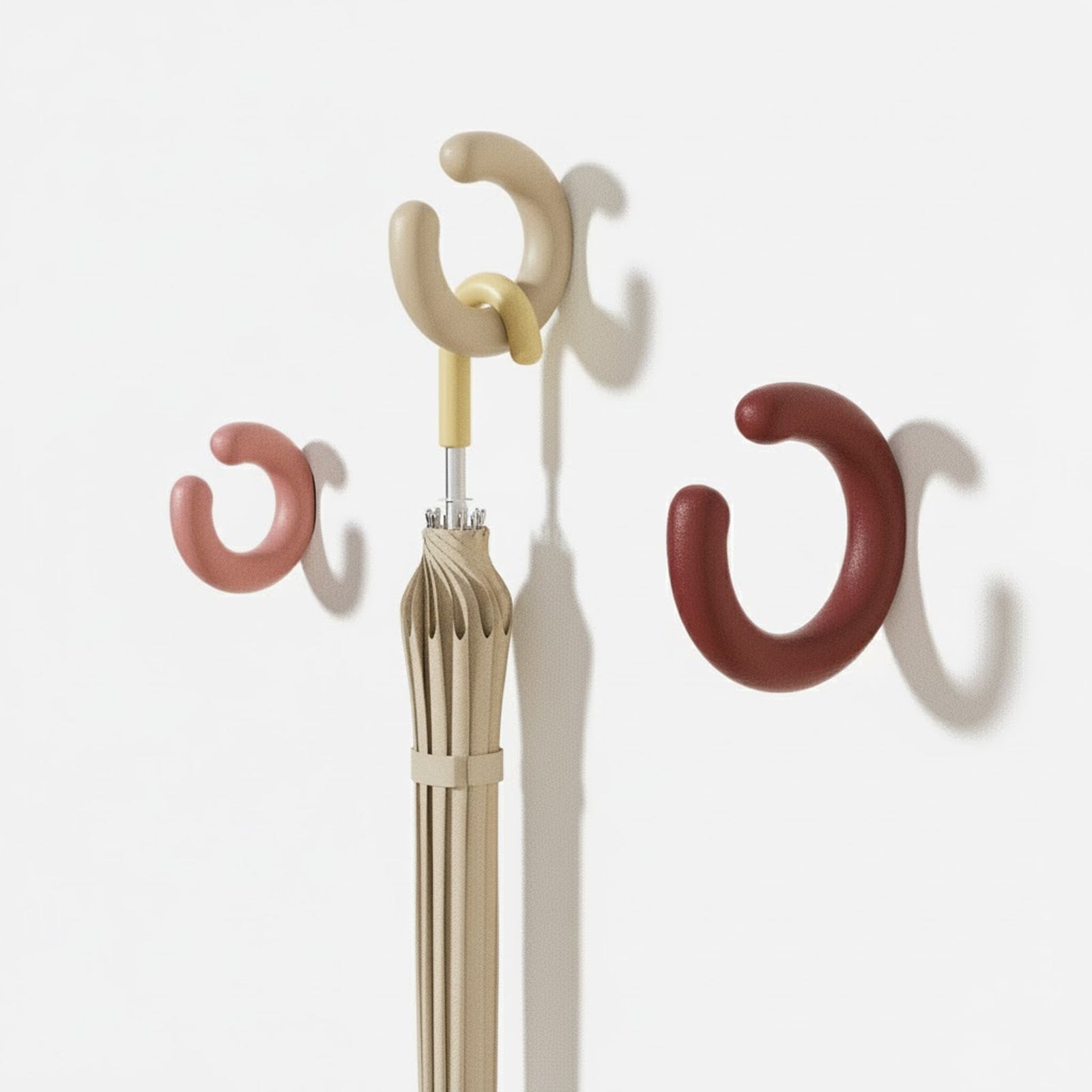 Loop & Arc Wall Cloth Coat Hook - Boowan Nicole