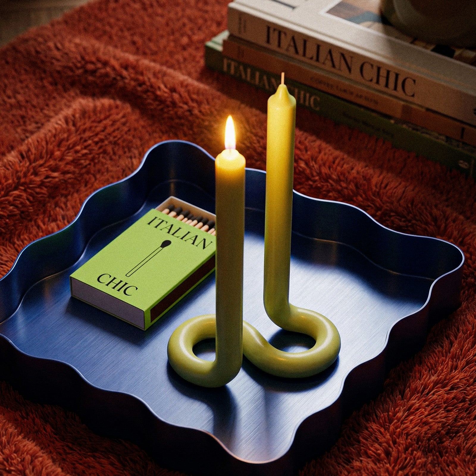 Looped Taper Acrylic Candle Mold
