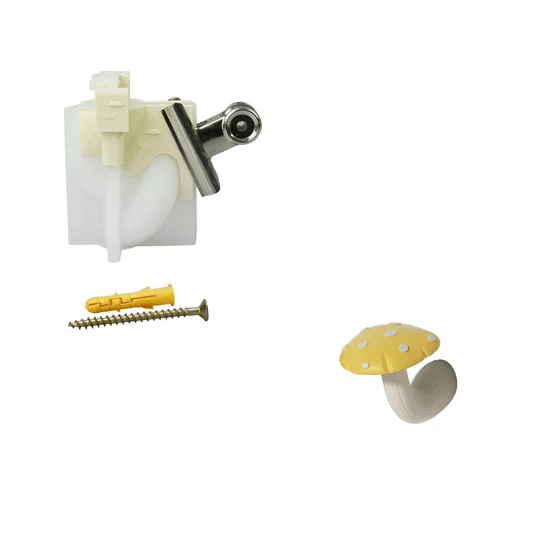 Mushroom Buddies Wall Cloth Coat Hook Silicone Mold CollectionCoat Hook MoldsSH1339