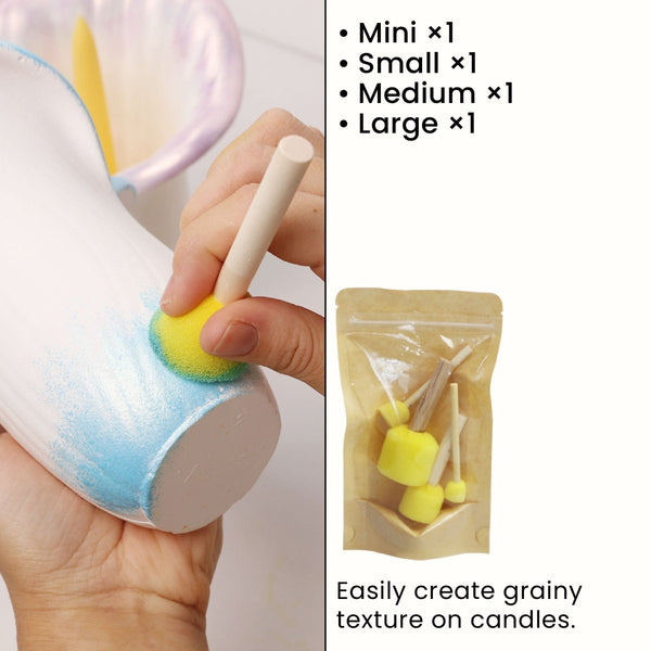 Schwammpinsel-Texturwerkzeug-Set