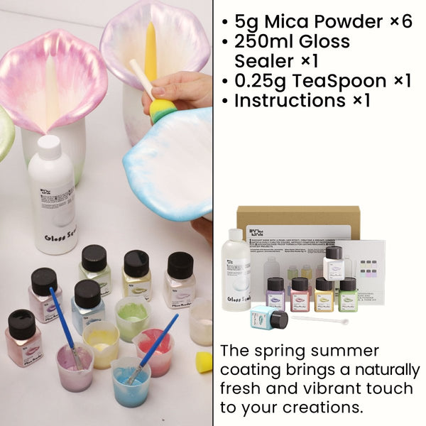 Glitzer-Versiegelungs- und Lackset für Frühling und Sommer