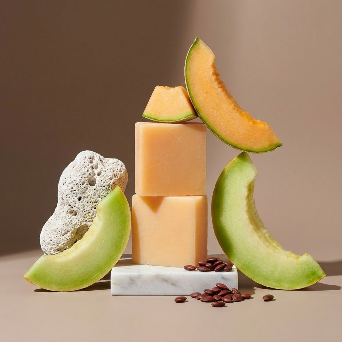 Melon Collagen Essential Oil Soap Base - Boowan Nicole